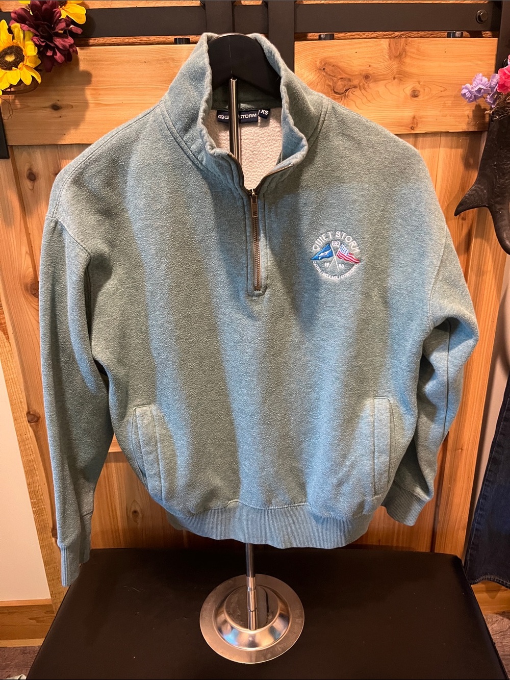 Quiet Storm Women’s Sage Half-Zip Fleece Pullover